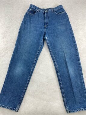 The real mom jeans here. Near vintage state. Womans 12 land’s end straight jeans